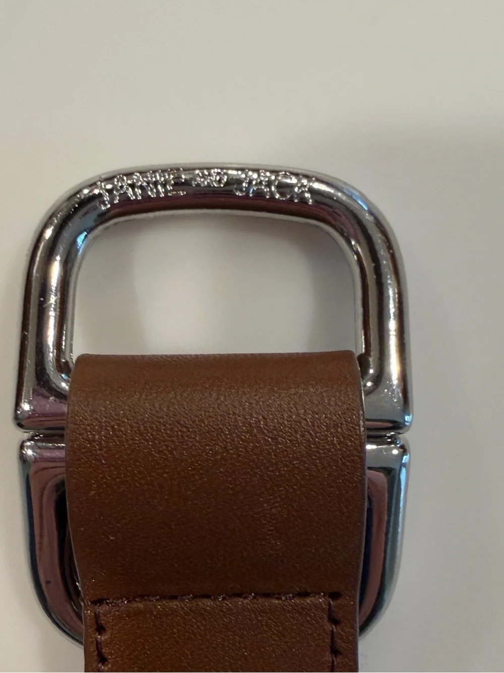 Janie and Jack Navy and White Striped Elastic Belt
